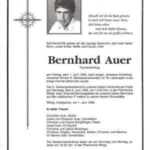 Auer Bernhard G